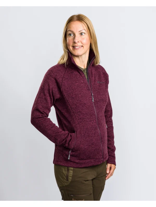 PINEWOOD Gabriella fliisjakk naistele, ploomililla (suurus L)