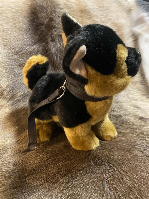 Kaisuloom “Koer”, must-pruun, rihmaga 22 cm