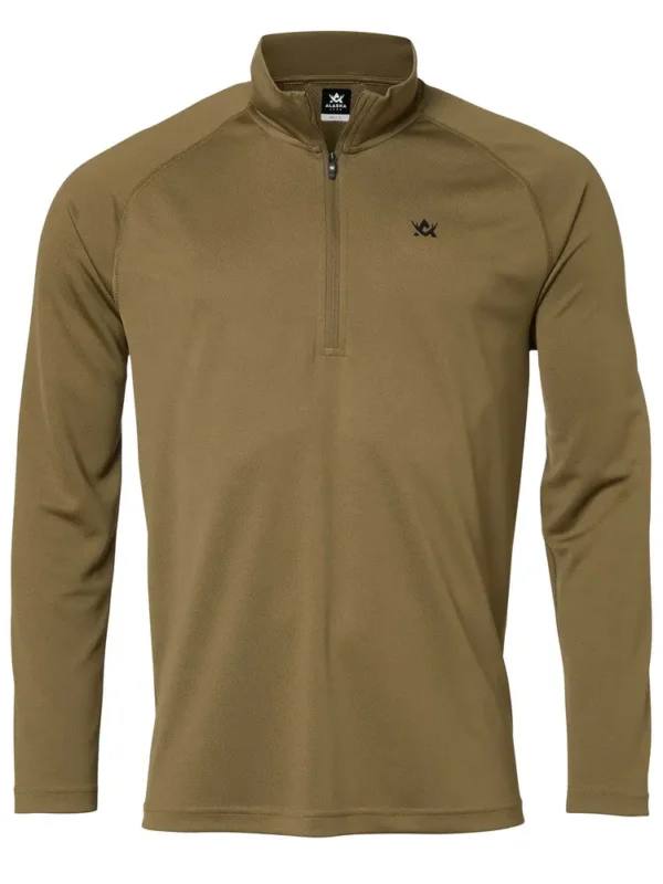 Alaska CoolDry Half-Zip särk, Gravel