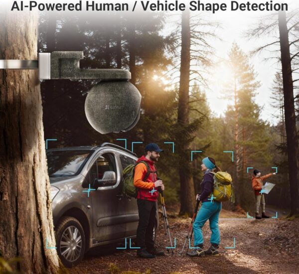 EZVIZ EB8 Pro RANGER 4G+WiFi 8MP akuga kamoflaaž väli pöördkaamera koos 8W päikesepaneeliga